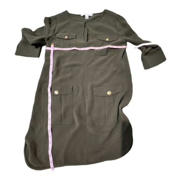 Diane Von Furstenberg Olive Green Agness Dress size 0 - Picture 16 of 16